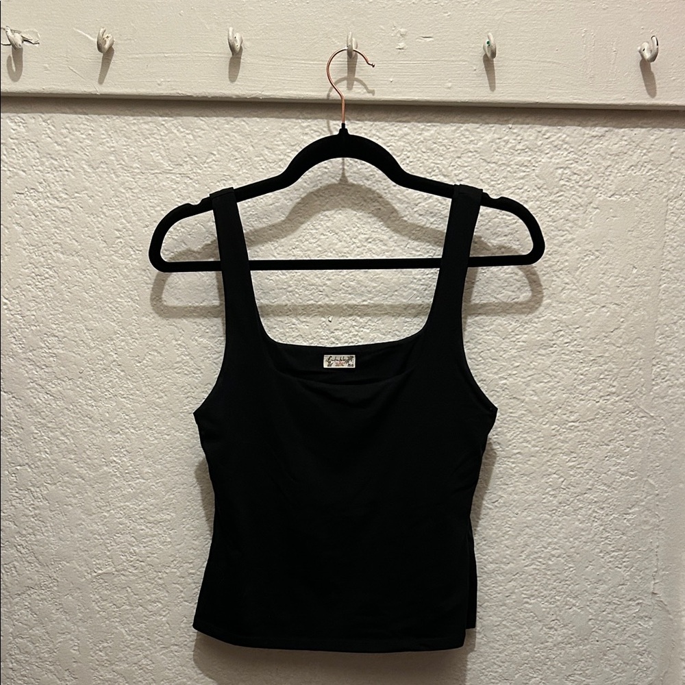 Elegant Black Camisole Top